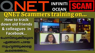 QNET Scam, How to track down old friends & colleagues  in Facebook, Infiniti Ocean Vihaan QI Frauds