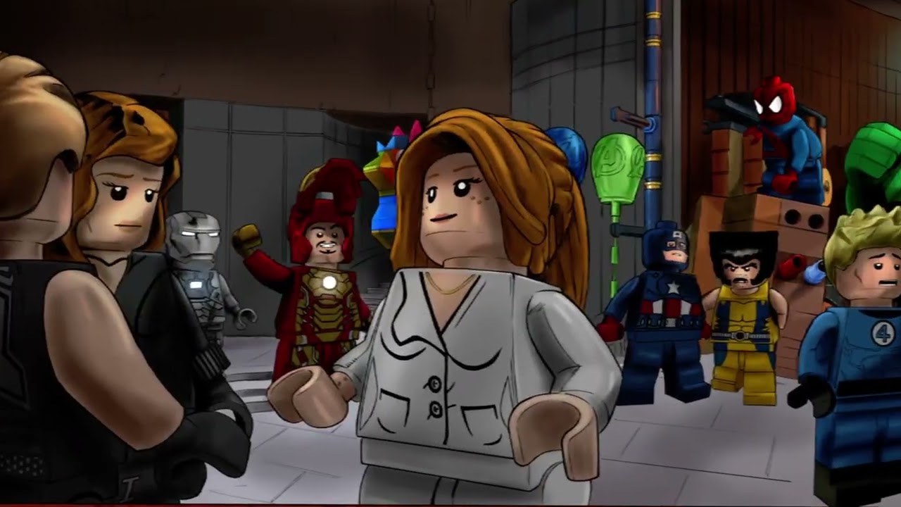 Lego Marvel Super Heroes : Abspannparty & Roter Stein Part 28