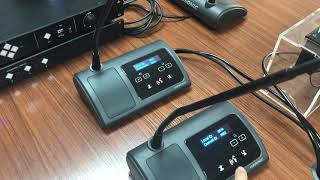 VISSONIC Conference system operation ----Set MIC ID