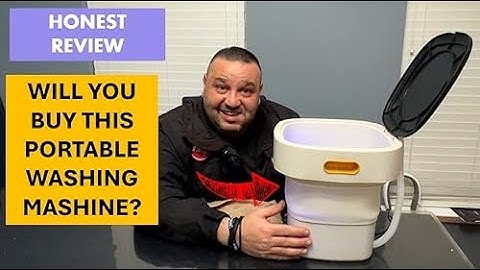 Mini Washer Review The Portable Washing Machine You Need! Link in description 👇