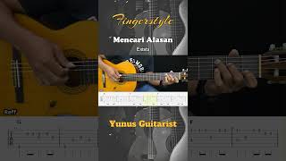 Mencari Alasan  Exist  Fingerstyle Guitar Tutorial  Tab U0026 S  fingerstyle