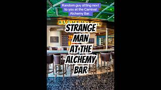 Strange Guy at the Alchemy Bar 😂 #cruiseship #cruise