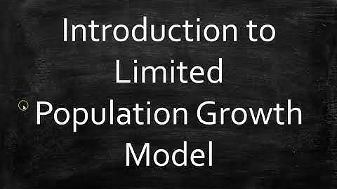 Introduction to Limited Population Growth Modeling