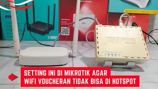 Cara Agar Wifi Tidak Bisa Di Hotspot Atau Tethering Wifi Hp Ke Laptop Coba Setting Mangle Mikrotik