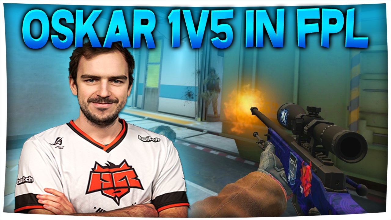 "ez for oskar -s1mple" OSKAR 1v5 IN FPL (CS:GO)