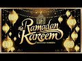 رمضان كريم بخط عربي وفوانيس ذهبية متوهجة    