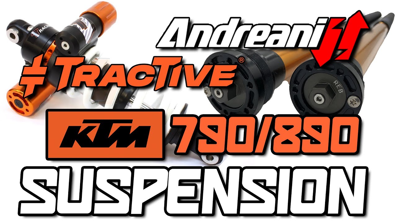 KTM 790 890 Adventure Modifications - Ep 5 - Suspension Tractive X-Treme - Andreani Rally Cartridges