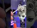 Giving A monster high doll Princess makeover #shorts