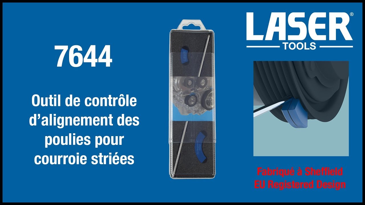 tendeur de courroie auxiliaire et pige de blocage dv4 dv6 laser tools