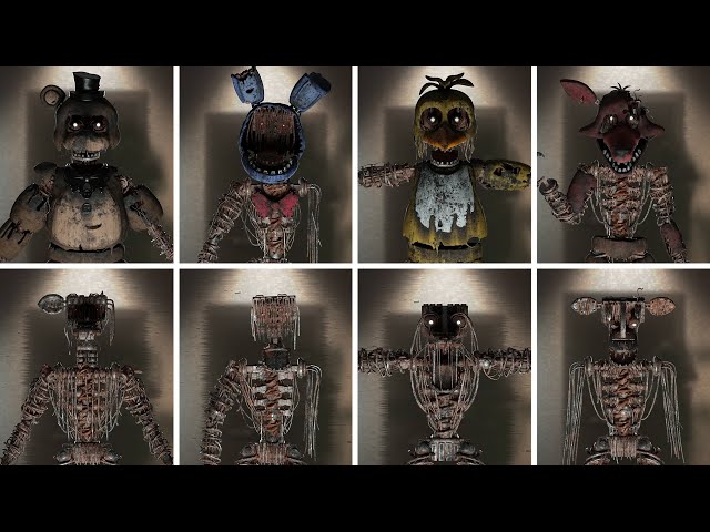 FNAF Stylized TJOC Characters Workshop Animations 