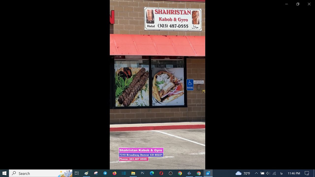 کباب و انواع غذای افغانی/وطنی در کلرادوی آمریکاShahristan Kabob & Gyro