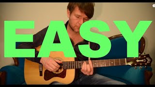 EASY (LIKE SUNDAY MORNING) - Tutorial for Acoustic Guitar by David Plate chords