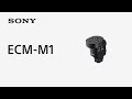 Introducing Shotgun Microphone ECM-M1 | Sony | Accessory