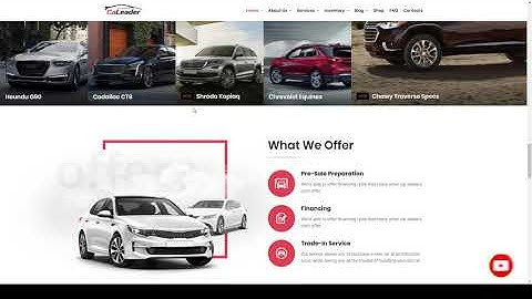 CaLeader - Car Dealer WordPress Theme sell auto auto Yuri