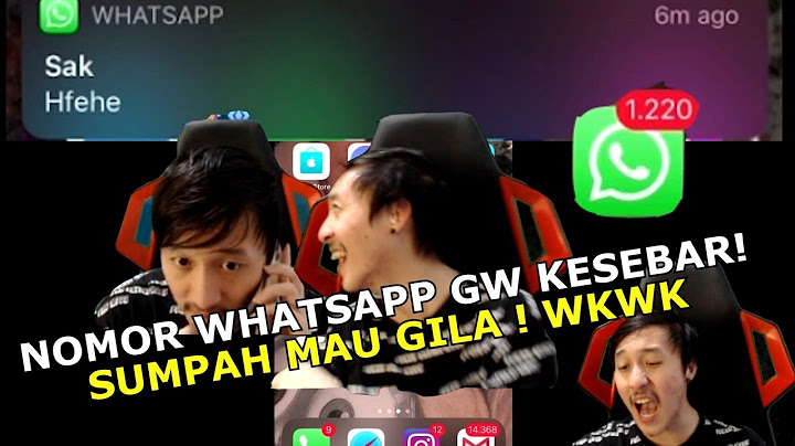 NOMOR GW GA SENGAJA KESEBAR ! SUMPAH MAU GILA...