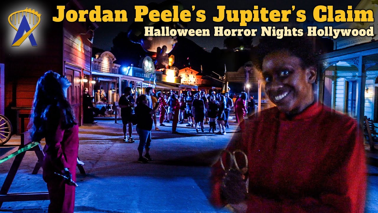 Jordan Peele 'Jupiter's Claim' Terror Tram at Halloween Horror Nights Hollywood 2022