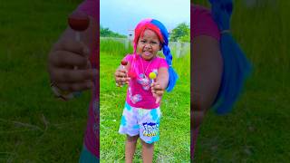 Baby sister brother and papa love lollipop candy 😱🍭👶👧🤗 #shorts
