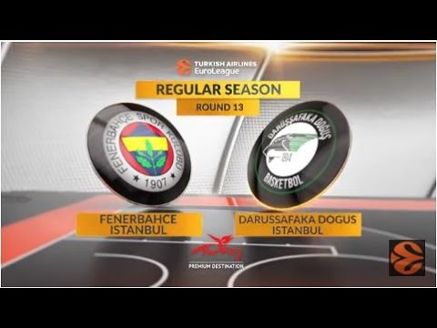 Highlights: Fenerbahce Istanbul-Darussafaka Dogus Istanbul