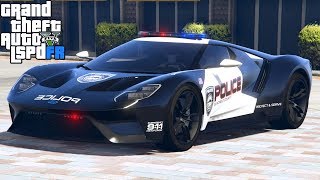 GTA 5|LSPDRF #164|POLICIA de ESTADOS UNIDOS - USA - con un FORD GT |EdgarFtw