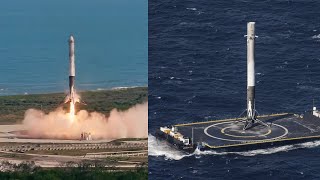 陸地か海上か⁇SpaceXのF9ロケット軟着陸に関する話