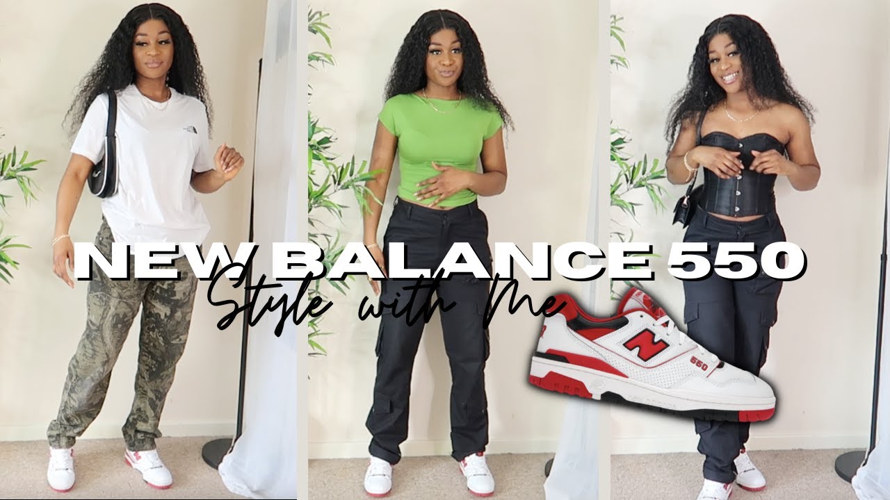 HOW TO STYLE NEW BALANCE 550 | OUTFIT IDEAS - YouTube