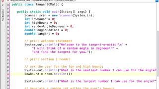 Lab 04, Part 2: gathering user input, declaring variables