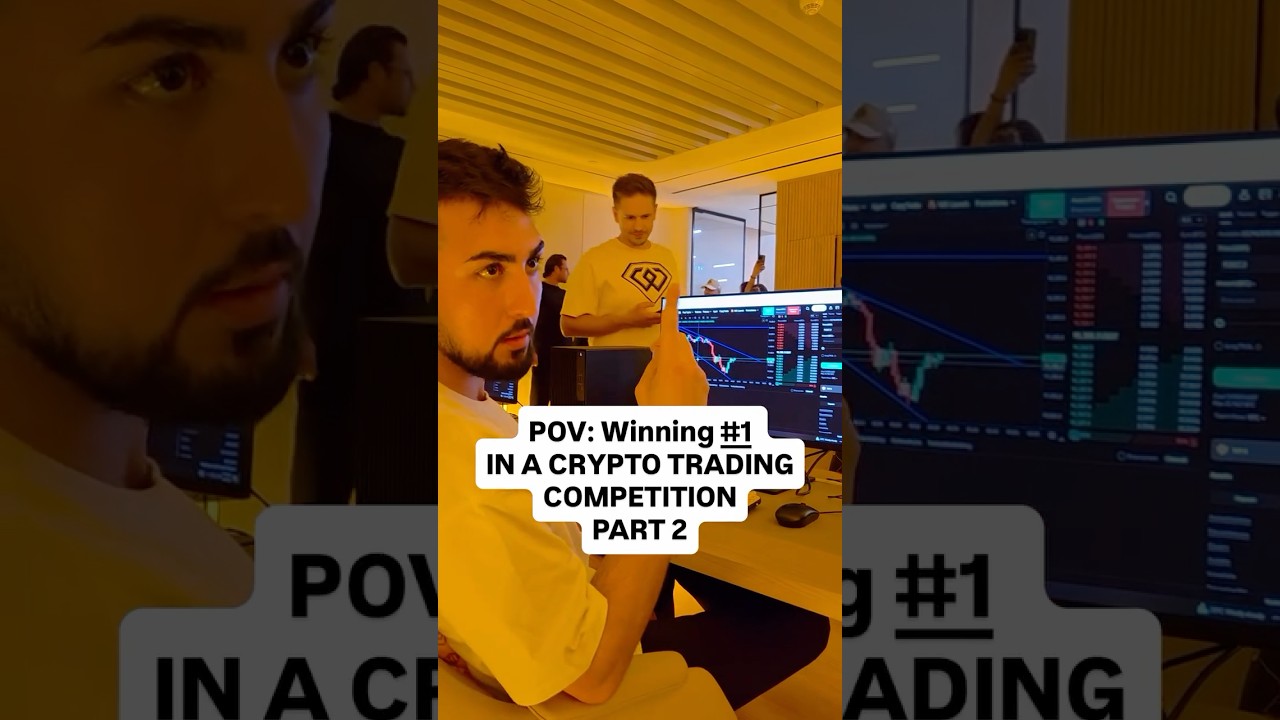 POV: Winning #1 IN A CRYPTO TRADING COMPETITION P.2
