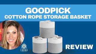 GOODPICK Storage Basket Review