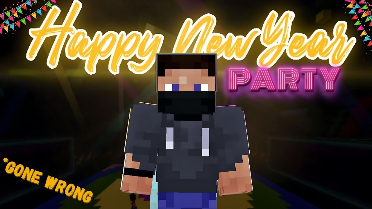 New year party in Minecraft | gone wrong | #minecraft #video