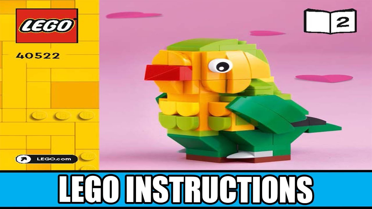 LEGO Instructions | Seasonal | 40522 | Valentine Lovebirds (Book 2)