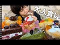朝から一人でケーキ食べまくるZE【土曜の朝のケーキパーティー】