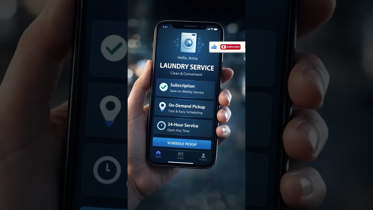 Uberification of Laundry:  Convenience at Your fingertips