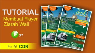 TUTORIAL MEMBUAT FLAYER ZIARAH WALI screenshot 1