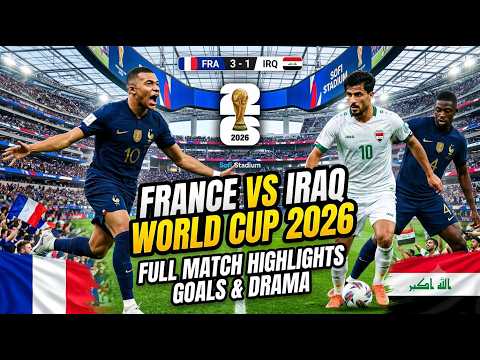FRANCE VS IRAQ 🔥 Mbappé DOMINATES! | World Cup 2026 Highlights 😱