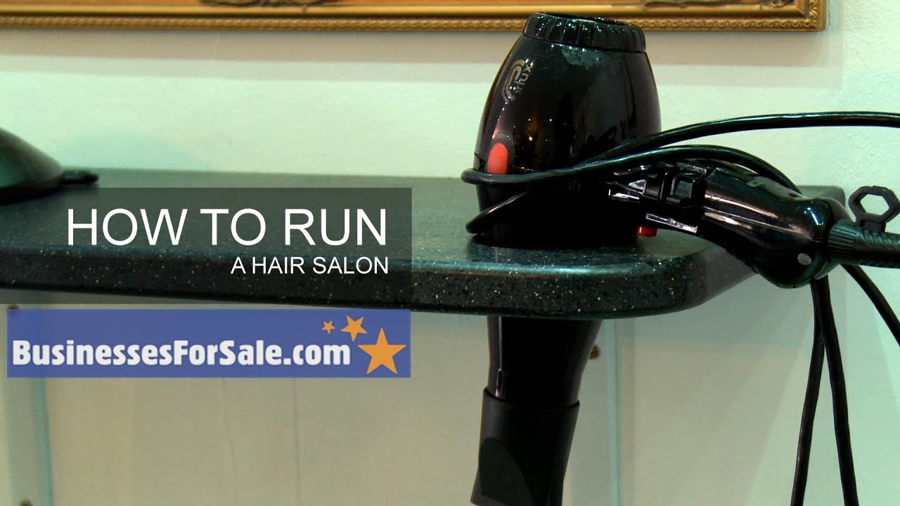 How to run a hairdressers YouTube