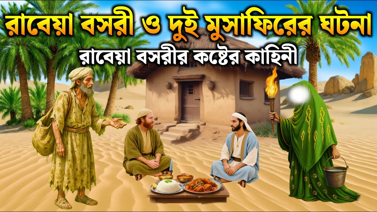 রাবেয়া বসরী ও দুই মুসাফিরের ঘটনা | হযরত রাবেয়া বসরী রহঃ এর জীবনী | ইসলামিক কাহিনী |Special History