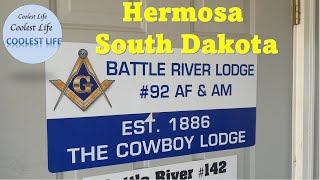 Masonic  Battle River #92  Hermosa, SD  Eastern Star Set up  Newer facility  Small Town