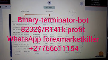 8232$/R141k profit from binary-terminator-bot in less than 5 minutes