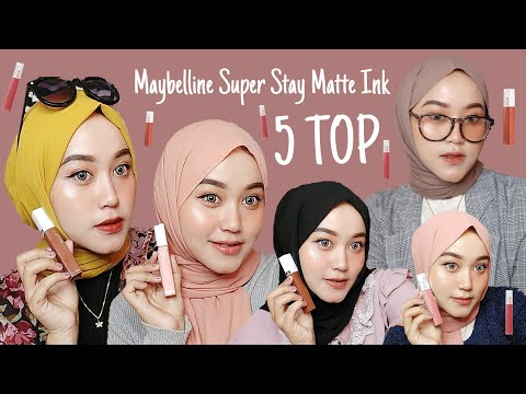 gue bakal review & colbain 6 lipstick maybelline yg paling sering diomongin orang2 -the powder matte. 