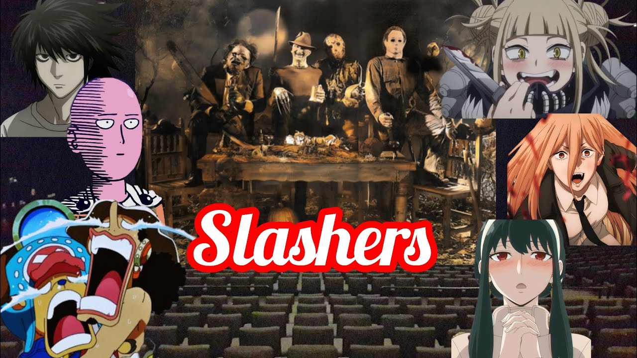 Animes viendo universos festival del terror parte 1 slasher