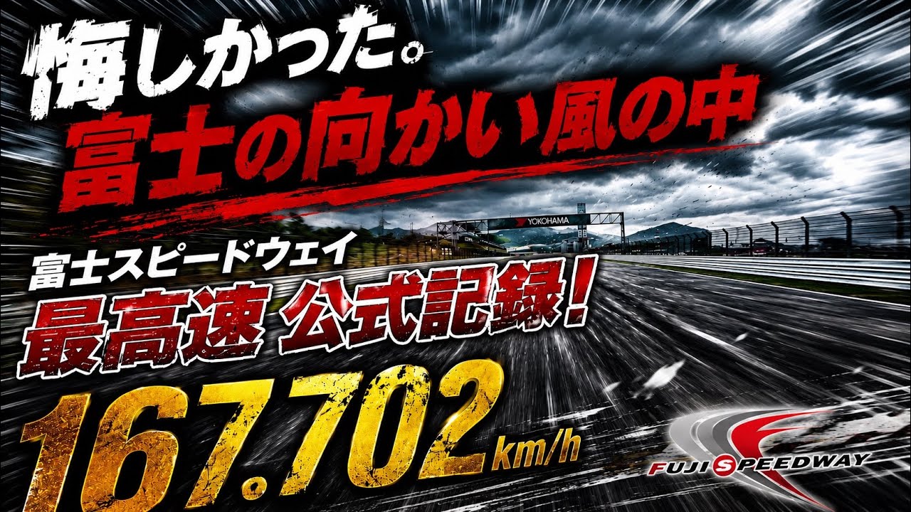 限界】富士の向かい風の中…GRYPHUSが叩き出した167.702km/h公式記録
