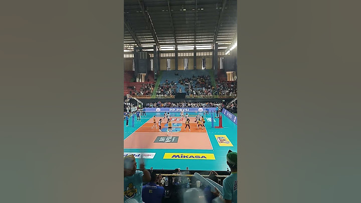Monster Block Yolla Yuliana Popsivo Polwan vs Electric PLN di GOR Kediri #volleyball #volley #voli