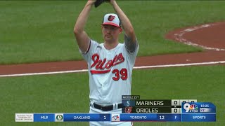 Kyle Bradish strikesout 12 in Orioles win over Mariners