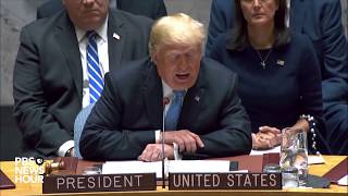 WATCH: Trump's full opening remarks at U.N. Security Council meeting