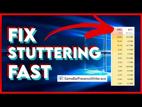 EASY FIX for PC Stuttering 2024 (GameBar Presence Writer) WORKING FOR WINDOWS 11