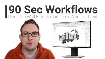 How to use the Wall Fitter tool in CloudWorx for Revit - 90 Second Workflows