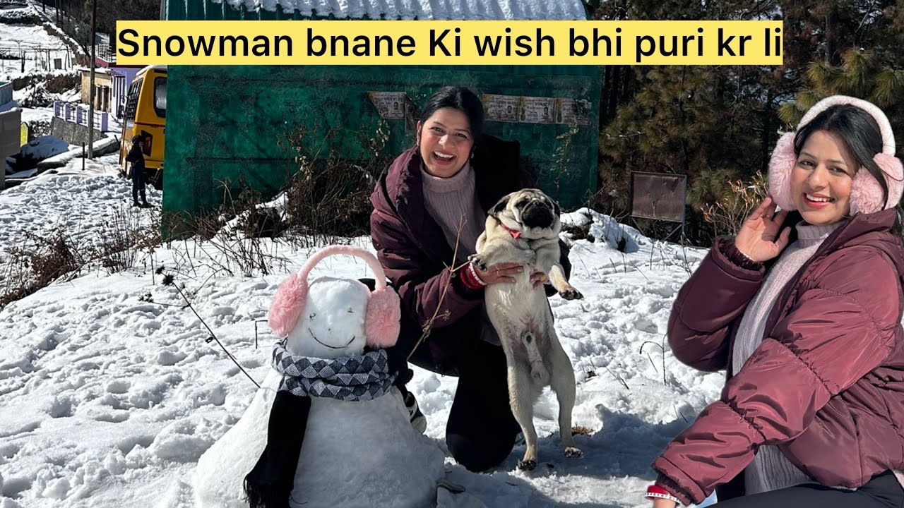 Husband ko kiya miss ❤️|| Snow Man ban gya ||Part -3