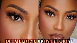 DETAILED EASY EYEBROW TUTORIAL FOR BEGINNERS screenshot 1