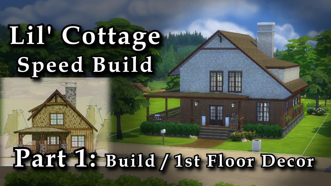 One Floor House Sims 4