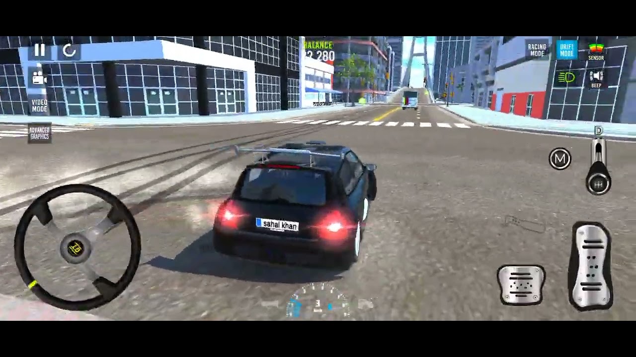 Car parking 3d game 🚗 drifting away from highway 🛣️⚡🚗 modified car's 🚗🚀